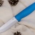 Нож HootF N690, G10 синяя, ножны – kydex, выпуклая линза