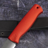 Нож HootF Elmax, G10 red, ножны – kydex, выпуклая линза - фото