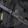 Тактический нож Feldjager AUS-8 Black Titanium Serrated - фото