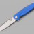 Нож складной ТДК &quot;SHARK&quot; от ТДК Blue (D2, StoneWash)