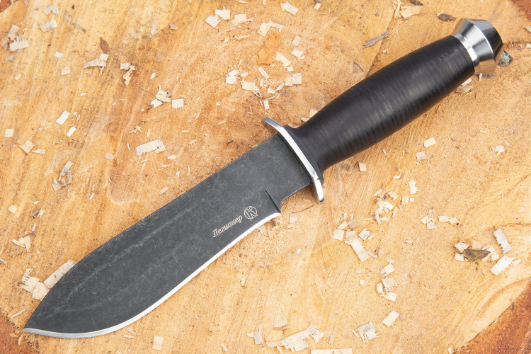 фото Нож "легионер" (aus-8, stonewash черный) кизляр