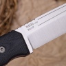 Нож BarnF N690, G10 черная, ножны – kydex, выпуклая линза - фото