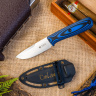 Туристический нож Colada AUS-10Co (Cryo) StoneWash Black-Blue G10 - фото