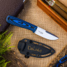 Туристический нож Colada AUS-10Co (Cryo) StoneWash Black-Blue G10 - фото