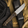 Туристический нож Nikki AUS-8 StoneWash орех кожа - фото
