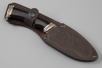 Нож "Разделочный" (дамасская сталь, литье, граб)