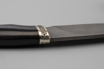 Нож "Разделочный" (дамасская сталь, литье, граб)