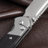 Складной нож CJRB J1942-EBN Pyrite Bowie - фото