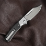 Складной нож CJRB J1942-EBN Pyrite Bowie - фото