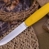 Нож NorthF финка "Грибок" N690, G10 желтая, ножны – kydex, выпуклая линза - фото