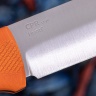 Нож HootF CPR, G10 оранжевая, ножны – kydex, выпуклая линза - фото
