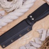 Нож OtusF N690, G10 черная, ножны – kydex, выпуклая линза - фото
