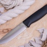Нож OtusF N690, G10 черная, ножны – kydex, выпуклая линза - фото
