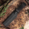 Нож NorthSF финка "Бочонок" CPR, G10 желтая, ножны – kydex, выпуклая линза - фото