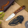 Туристический нож Colada Elmax (Cryo) StoneWash Black-Orange G10 - фото