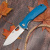 Нож Flipper L D2 Blue