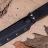 Нож NorthSF финка "Бочонок" CPR, G10 песчано-оливковая, ножны – kydex, выпуклая линза - фото