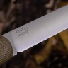 Нож NorthSF финка "Бочонок" CPR, G10 песчано-оливковая, ножны – kydex, выпуклая линза - фото