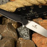 Туристический нож (EDC) Vran N690 StoneWash Black - фото
