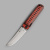 Складной нож Whisper CPM S35VN StoneWash Red, на подшипнике