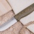 Нож HootF CPR, G10 песчано-оливковая, ножны – kydex, выпуклая линза