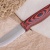 Нож HootF CPR, G10 черно-красная, ножны – kydex, выпуклая линза