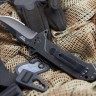 Складной нож Nemesis D2 Black Titanium - фото