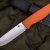 Нож OtusF N690, G10 оранжевая, ножны – kydex, выпуклая линза