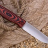 Нож OtusF CPR, G10 черно-красная, ножны – kydex, выпуклая линза - фото