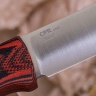 Нож OtusF CPR, G10 черно-красная, ножны – kydex, выпуклая линза - фото