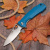 Нож Leaf L D2 Blue