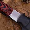Нож OtusF N690, G10 черно-красная, ножны – kydex, выпуклая линза - фото