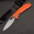 Нож Leaf L D2 Orange