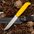 Нож NORTH (финка грибок) elmax, G10, желтый