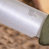 Нож OtusF CPR, G10 оливковая, ножны – kydex, выпуклая линза - фото