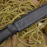 Нож "Коршун-2" (AUS-8, stonewash черный, эластрон) - фото
