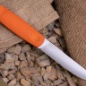 Нож NorthF финка "Грибок" N690, G10 оранжевая, ножны – kydex, выпуклая линза - фото