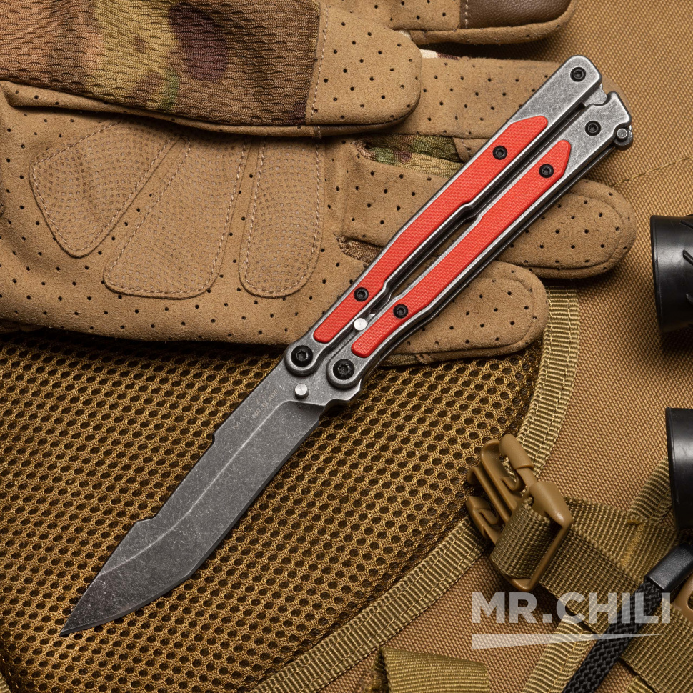 фото Складной нож "madcap" red, black (mr. blade) mr.blade