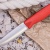 Нож OtusF CPR, G10 красная, ножны – kydex, выпуклая линза