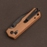 Складной нож Boker 01SC710 Rockstub Brown Micarta - фото