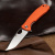 Нож Tanto L D2 Orange
