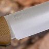 Нож OtusF N690, G10 Песчаная, ножны – kydex, выпуклая линза - фото