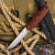 Нож NorthSF финка &quot;Бочонок&quot; M390, G10 черно-красная