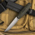 Нож NorthSF финка &quot;Бочонок&quot; M390, G10 черно-оливковая