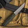 Нож NorthSF финка "Бочонок" M390, G10 черно-оливковая - фото