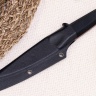 Нож TytoF N690, G10 черная, ножны – kydex, выпуклая линза - фото