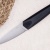 Нож TytoF N690, G10 черная, ножны – kydex, выпуклая линза