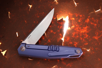 Складной нож Lance M390/Titanium (Mr.Blade)