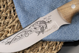 Нож "Рыбак-2" (AUS-8, полированный, дерево)
