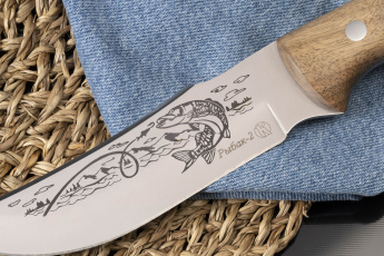 Нож "Рыбак-2" (AUS-8, полированный, дерево)
